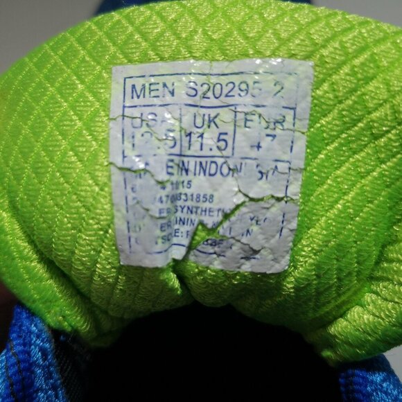 Saucony Everun Guide 9 Men's Size 12.5 Flex Film Blue Running Sneakers - Picture 7 of 7